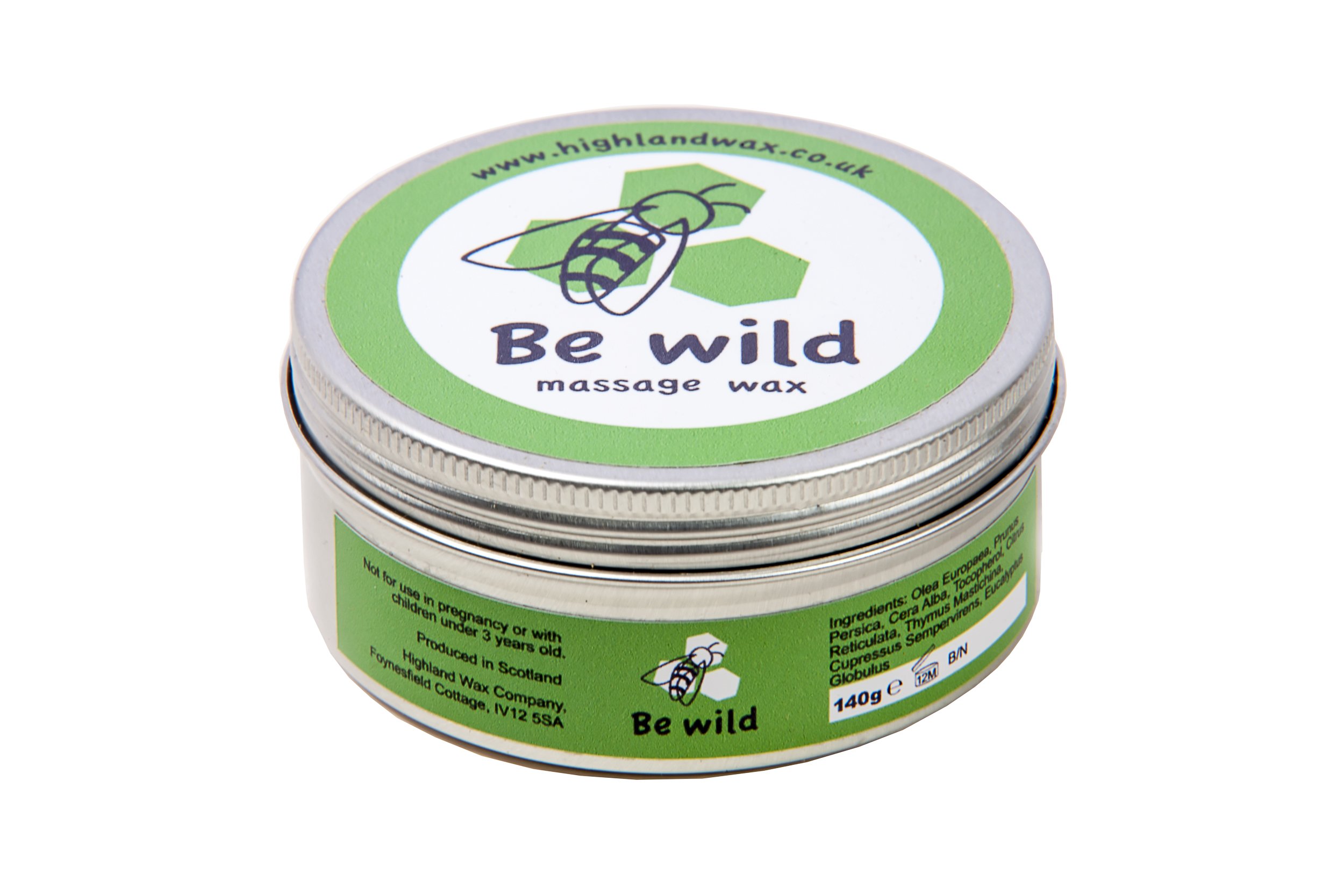 Highland Wax Be Wild massage wax (140g)