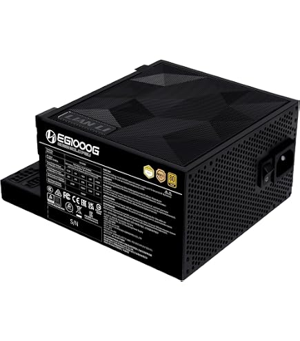 Fonte Lian Li Edge Gold 1200W 80 Plus Gold Preta Full Modular