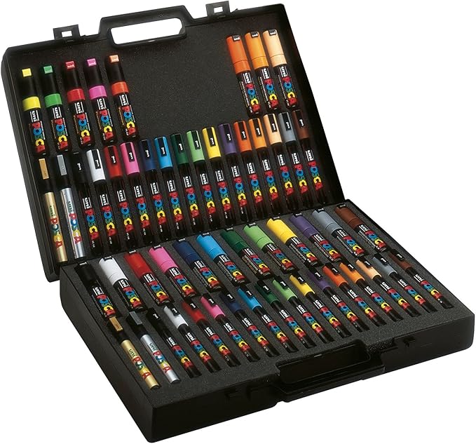 Posca M POSCA/54 Case of 54 Assorted Markers Amazon.co.uk Office Products