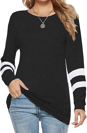 women's striped sweatshirts