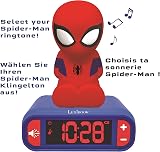 LEXIBOOK Spider-Man Nightlight Alarm Clock Kids This vibrant blue red RL800SP view 4