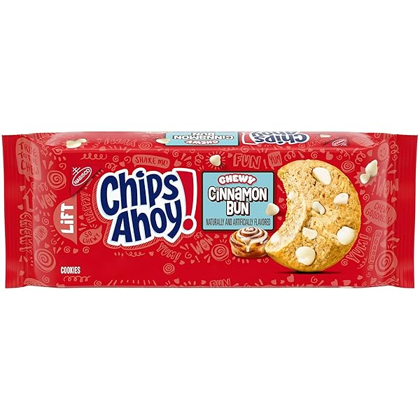 CHIPS AHOY! CHEWY CINNAMON BUN COOKIES, 9.58 OZ