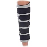 United Ortho 62016 Foam Knee Immobilizer, 16" Size, Black