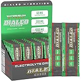 DIALED MOODS Electrolyte Powder - Watermelon Wipeout – Electrolyte Hydration Powder Packs, Sugar-Free Hydration for Athletes, Keto, Vegan, Boost Energy & Endurance, Convenient, 30 Single Serve Packs