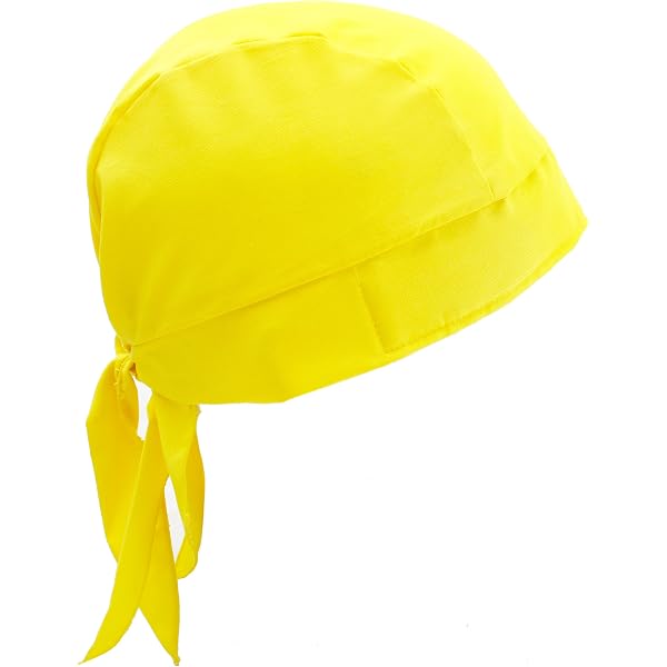 Amazon.com: Hiphopville Adjustable Solid Bright Yellow Skull Cap