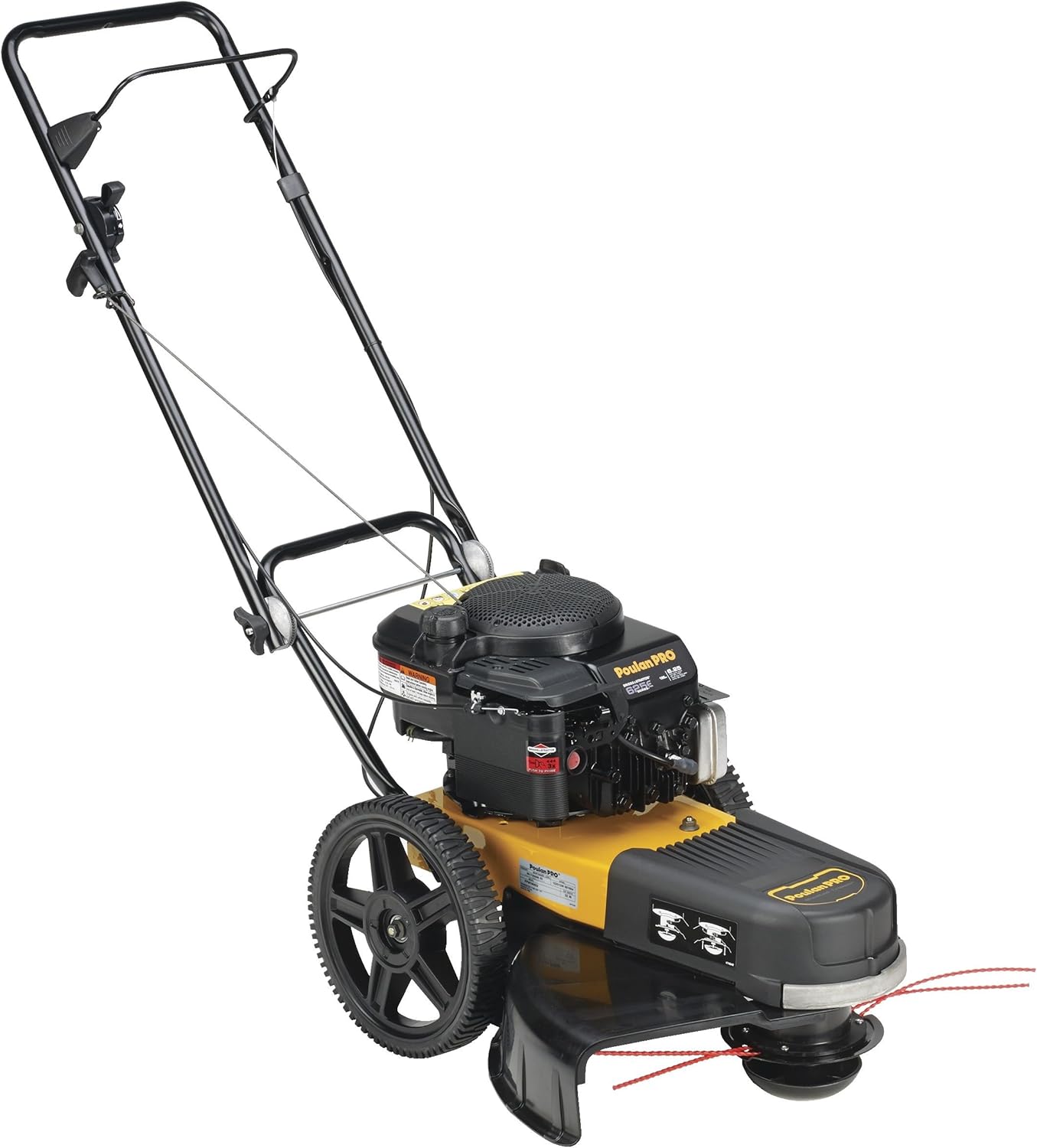 Amazon Com Poulan Pro 961720012 Wheeled Trimmer 22 Inch Garden Outdoor