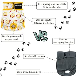 Female Dog Diapers - Premium Reusable Diapers for