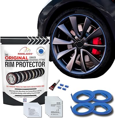 Rimblades Original Blue Alloy Wheel Protectors 22 inch Up to 4 wheels