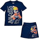 Naruto boys Naruto Boys Jumbo Print Fashion Tee & Mesh Shorts 2pc Set