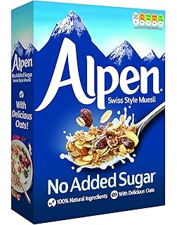 Weetabix Alpen Cereales sin azúcar 560 g, 1er Pack (1 x 560 ...