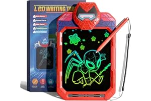 Kssvzz Spider LCD Writing Tablet for Kids, Erasable 10" Doodle Board with Lock Function, Portable Drawing Pad Toys for 3 4 5 