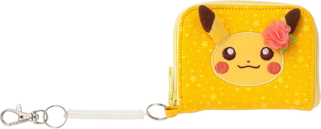 Amazon ポケモンセンターオリジナル コイル付きコインケース ピカチュウ Flower おもちゃ雑貨 おもちゃ