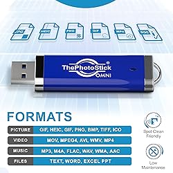ThePhotoStick® Omni 256GB - Secure Photo & Video