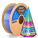 3Dgenius Silk Rainbow PLA Filament 1.75mm Silk PLA