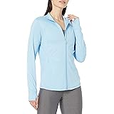 Amazon Essentials Women's Brushed Tech Stretch Full-Zip Jacket (Available in Plus Size)