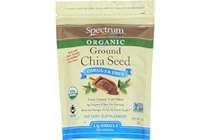 Spectrum Essentials Organic Ground Chia Seeds, 10 Ounce