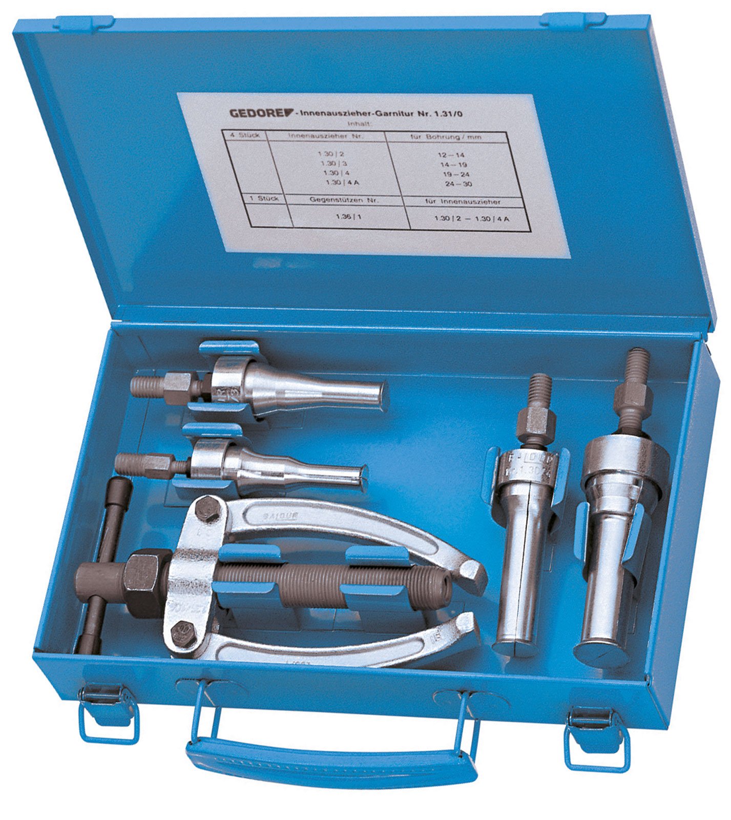 Gedore 1.31/0 Internal Extractor Set