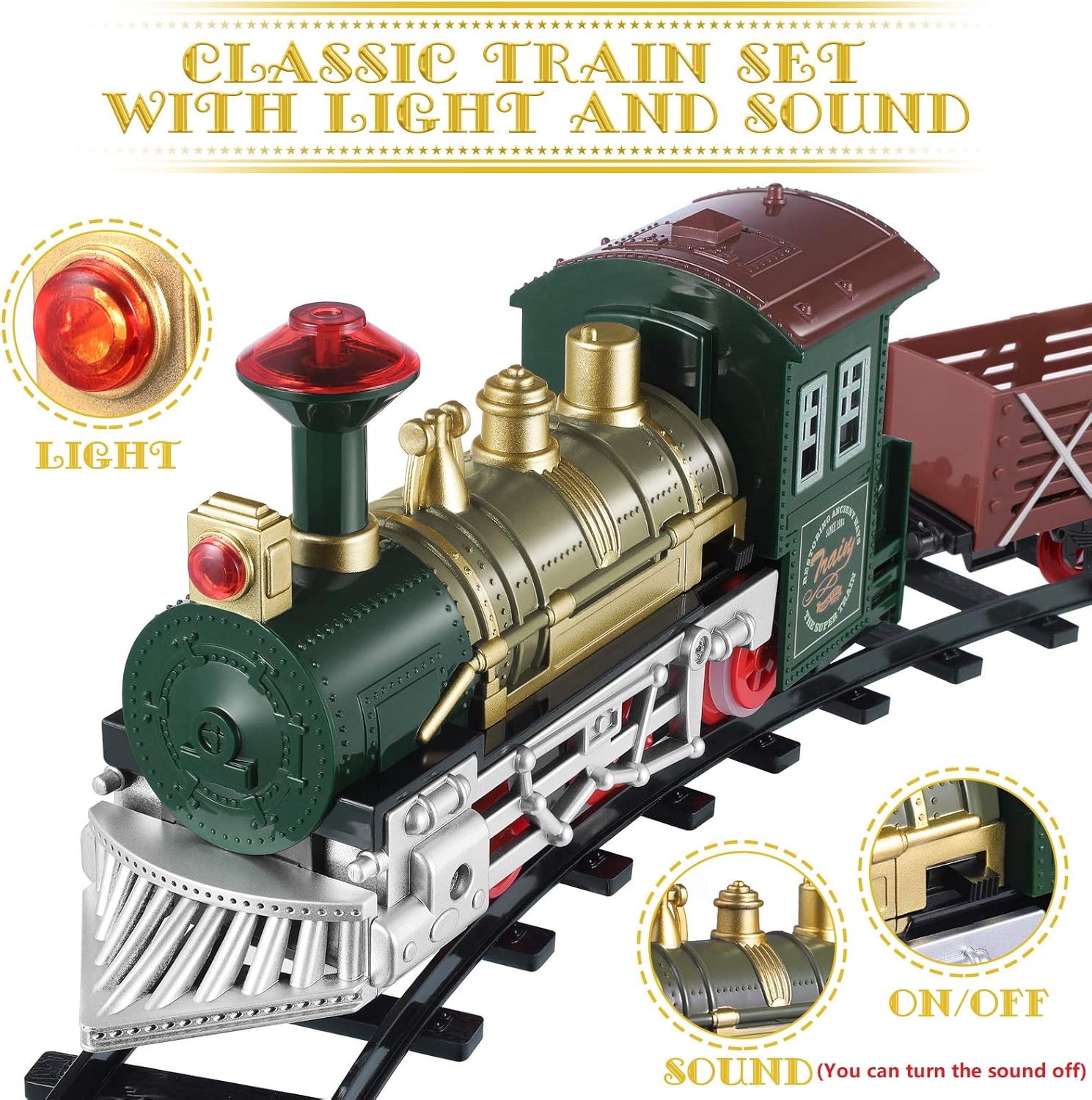 squirrel play wooden rainbow train set