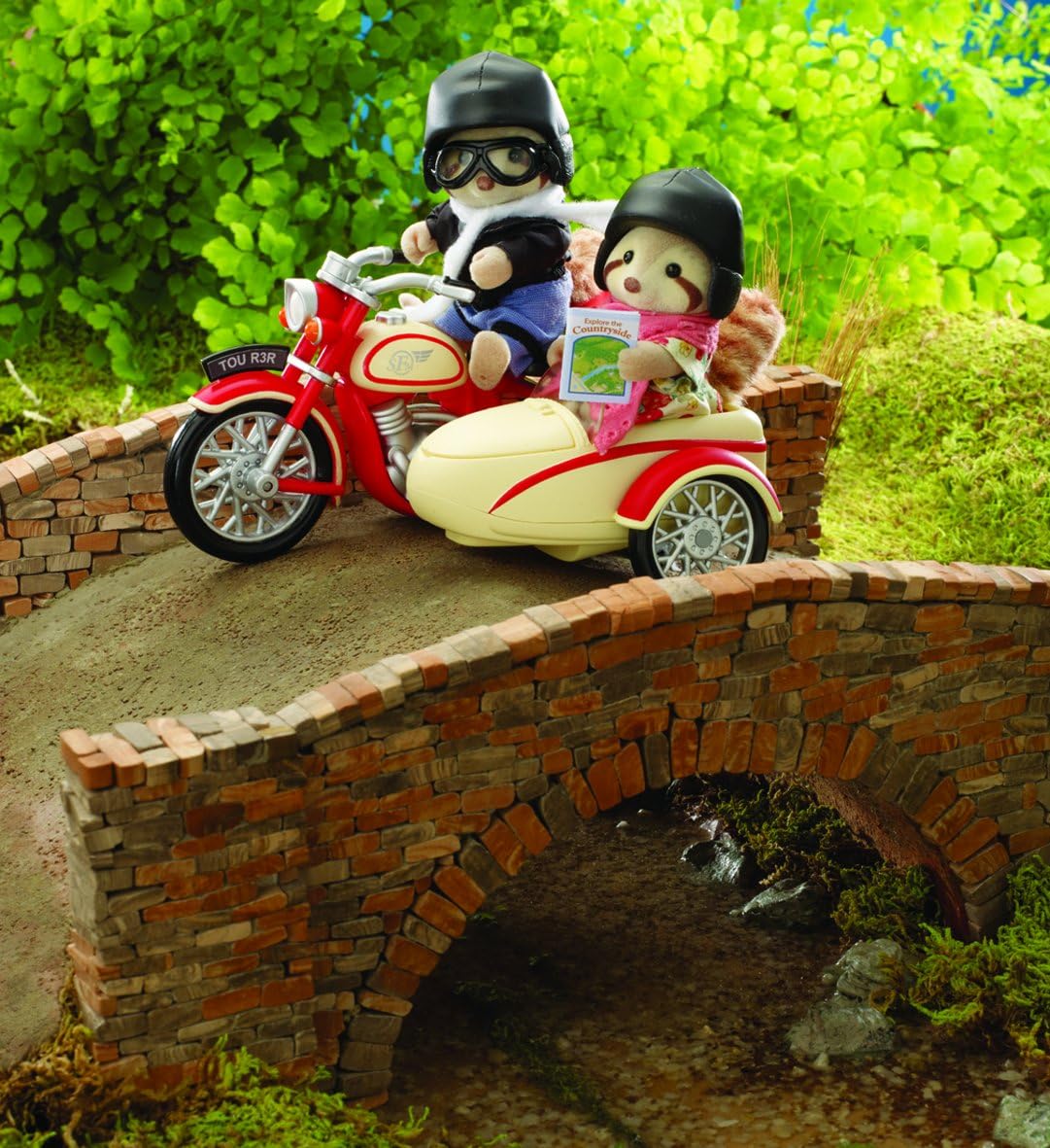 sylvanian motorcycle and sidecar