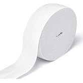 Airisoer Elastic Bands for Sewing 1.5 Inch x 12 Yards, White | Stretchable Knit Elastic Spool, Durable &amp; Strong, for Waistbands, Pants, Clothes, DIY Crafts &amp; Sewing, and Everyday Fixes