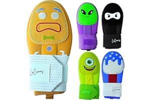 Baseball Sliding Mitt – Youth & Adult Sizes – Drippy Designs (Gingerbread, Ninja, Ice Cream, Alien, USA, Cyclops) – Left & Ri