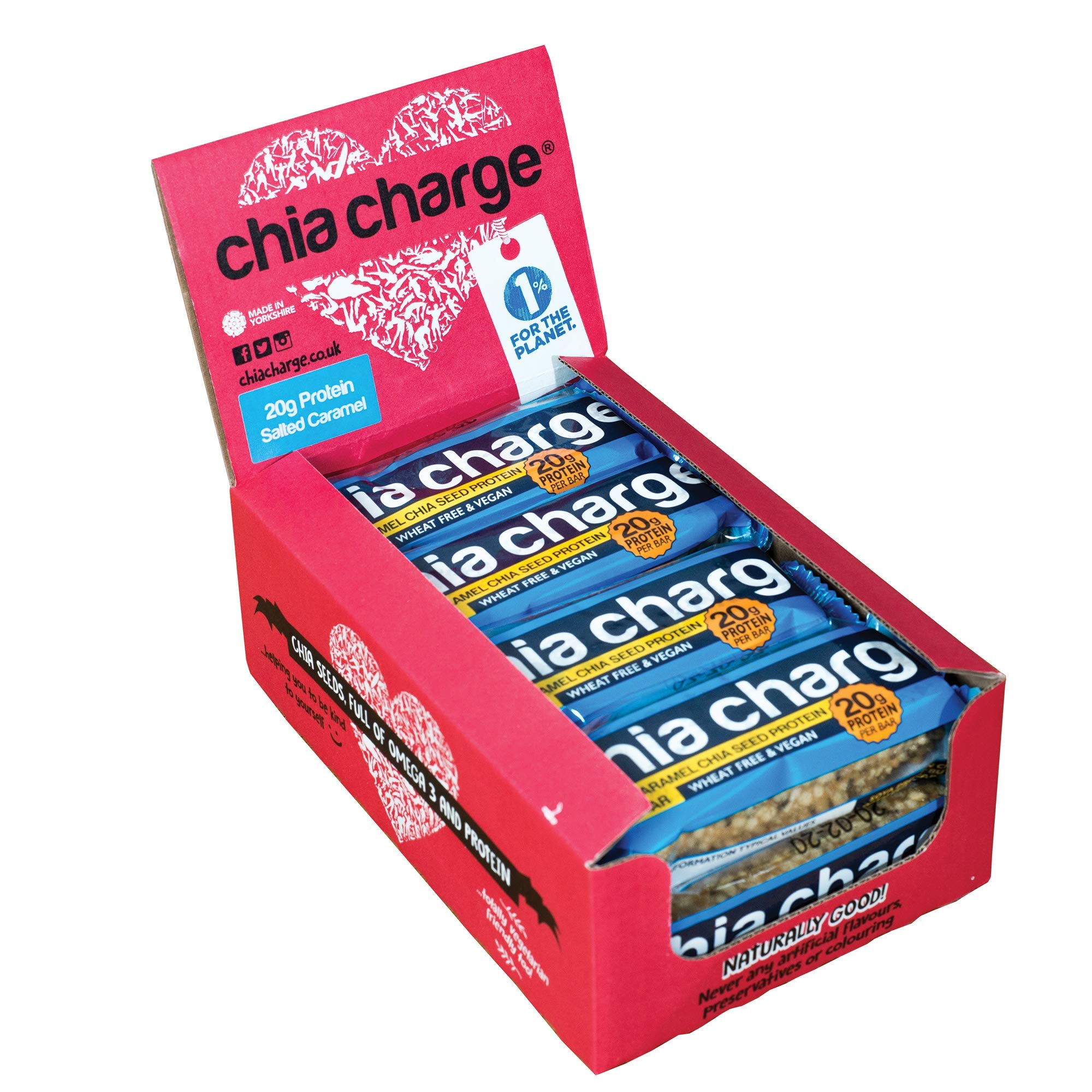 High Protein Bars - Sports Nutrition Vegan Protein Bar - 20g High Protein Healthy Snack Bars for Adults - Gluten Free Nutritional Protein Bars - 10 x 60g (Pack of 10) Salted Caramel