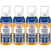 Simply Saline Nasal Mist Extra Strength Severe Congestion 4.6 oz (Pack of 4)