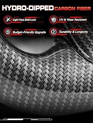 TESFEEL Hydro-Dip Carbon-Fiber Steering Wheel for