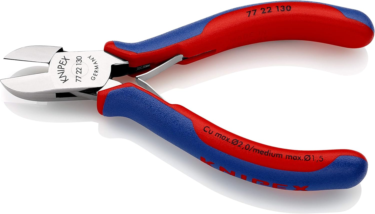 KNIPEX Electronics Diagonal Cutter (130 mm) 77 22 130 - Image 3
