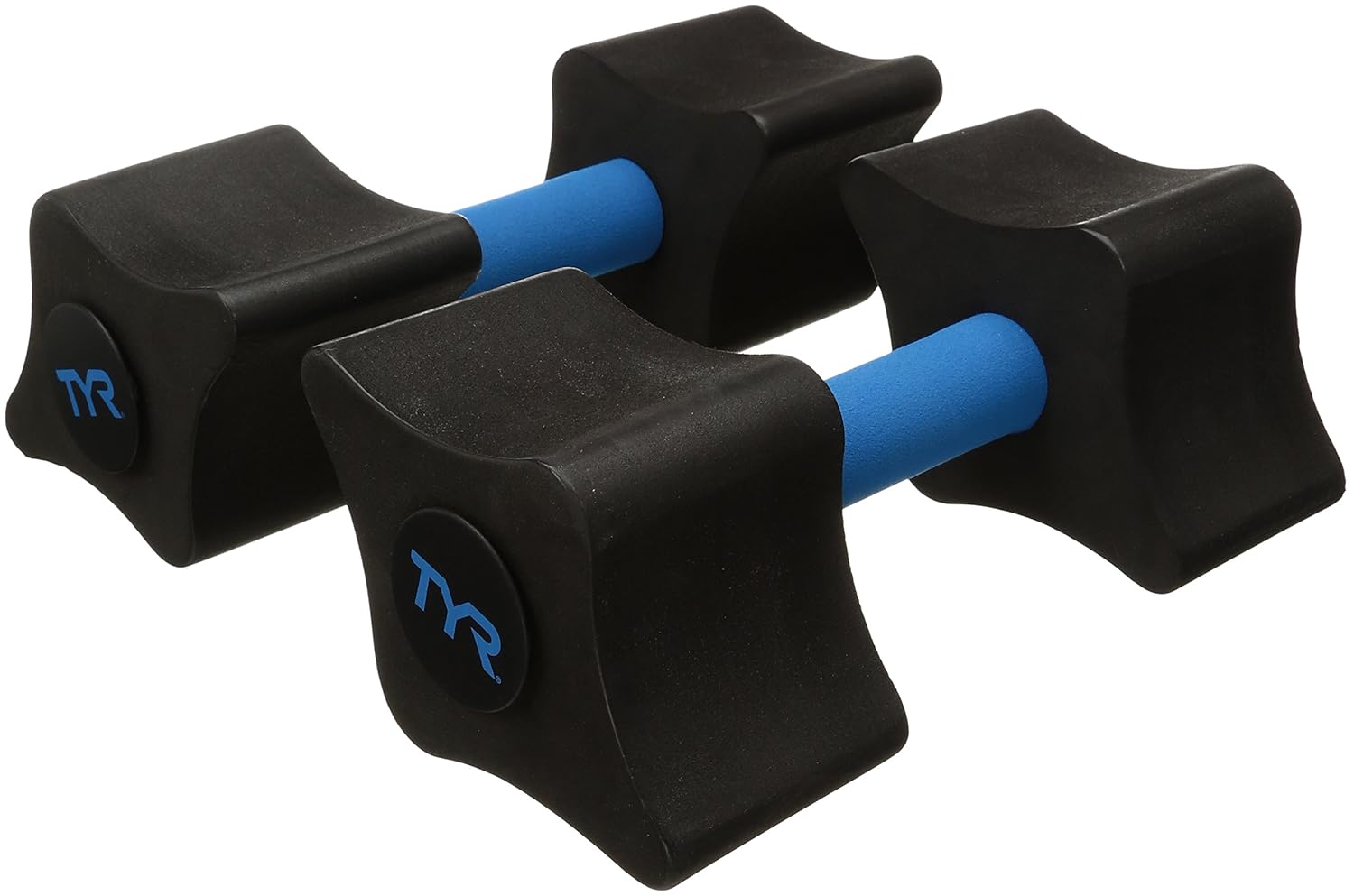 TYR Aquatic Resistance Dumbbell Black/Blue 11LAQDMBALL Swimming Sports