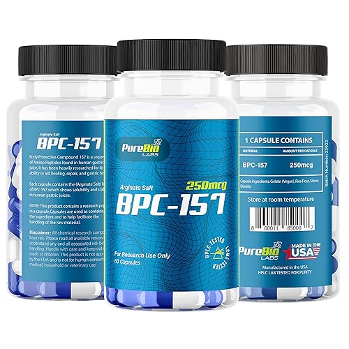 Pure Bio Labs BP-C157 Peptide Compound Pro for Enhanced Muscle Repair & Gut  Health Support - 250mcg, USA Made Supplement, 60 Capsules (1 Bottle) in  Kenya | Whizz Post-Workout & Recovery