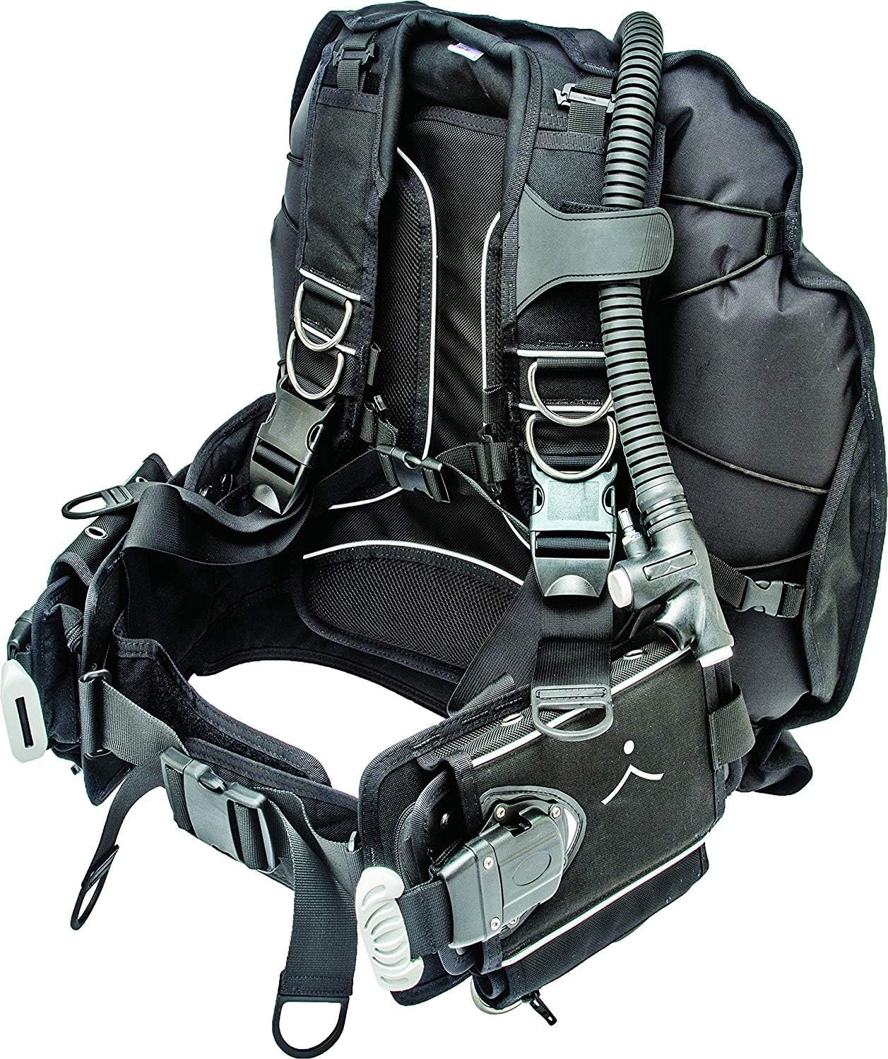 Innovative Scuba Concepts Buoyancy Compensating (BCD) Device Makai Integrated Weights Back Inflation Bag