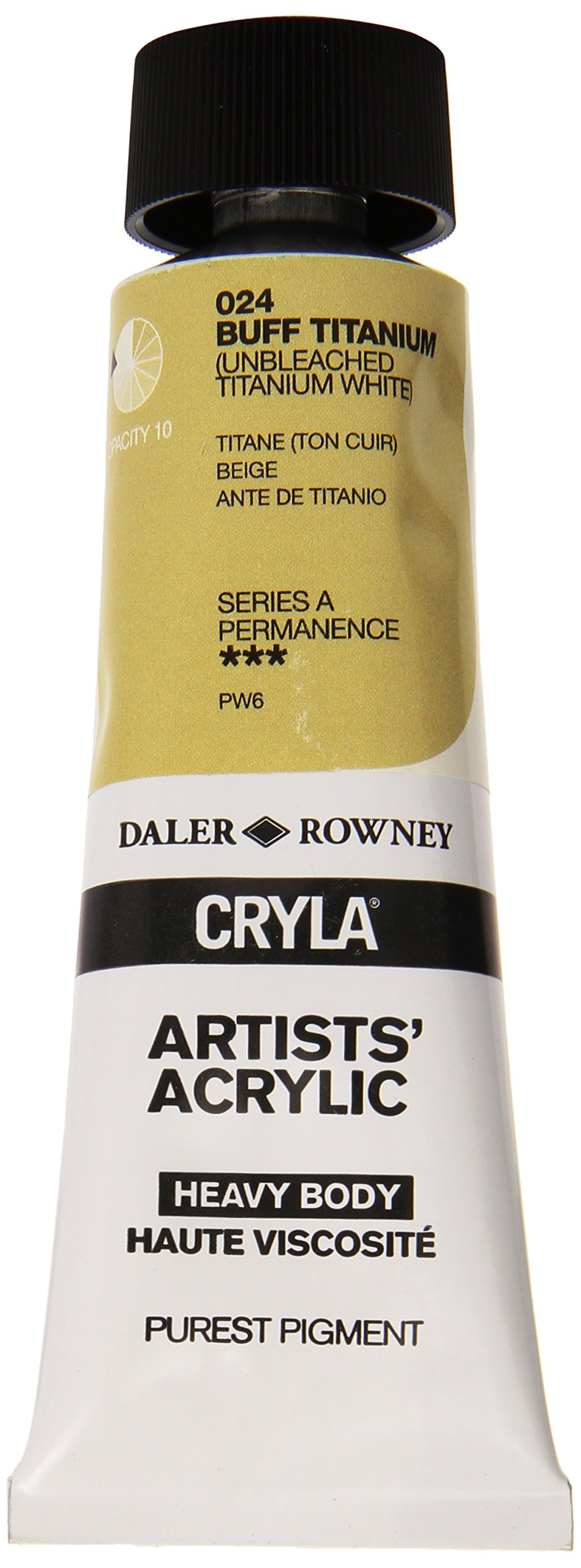 Daler-Rowney Cryla Acrylic 75 ml Buff Titanium, Professional Artists