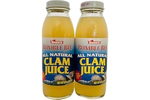 GENERIC All Natural Clam Juice, 8 Ounce Bottle (Pack of 2), Pure Bottled Clam Juice