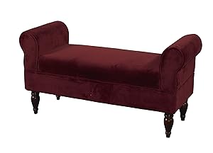 Linon Lillian Bench, Berry