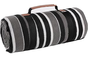 apollo walker Extra Large Picnic Blanket Camping Mat 80x 60 inches with Waterproof Backing for Family Picnic,Concerts,Park,Travel,Grass