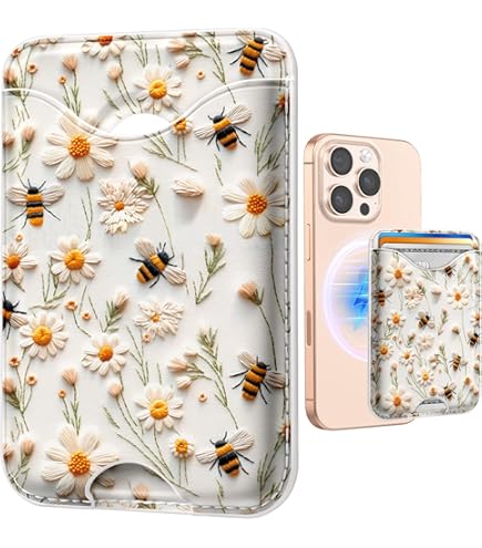 Maogoam Magnetische MagSafe Brieftasche - Leder Kartenhalter Mit Reißverschluss