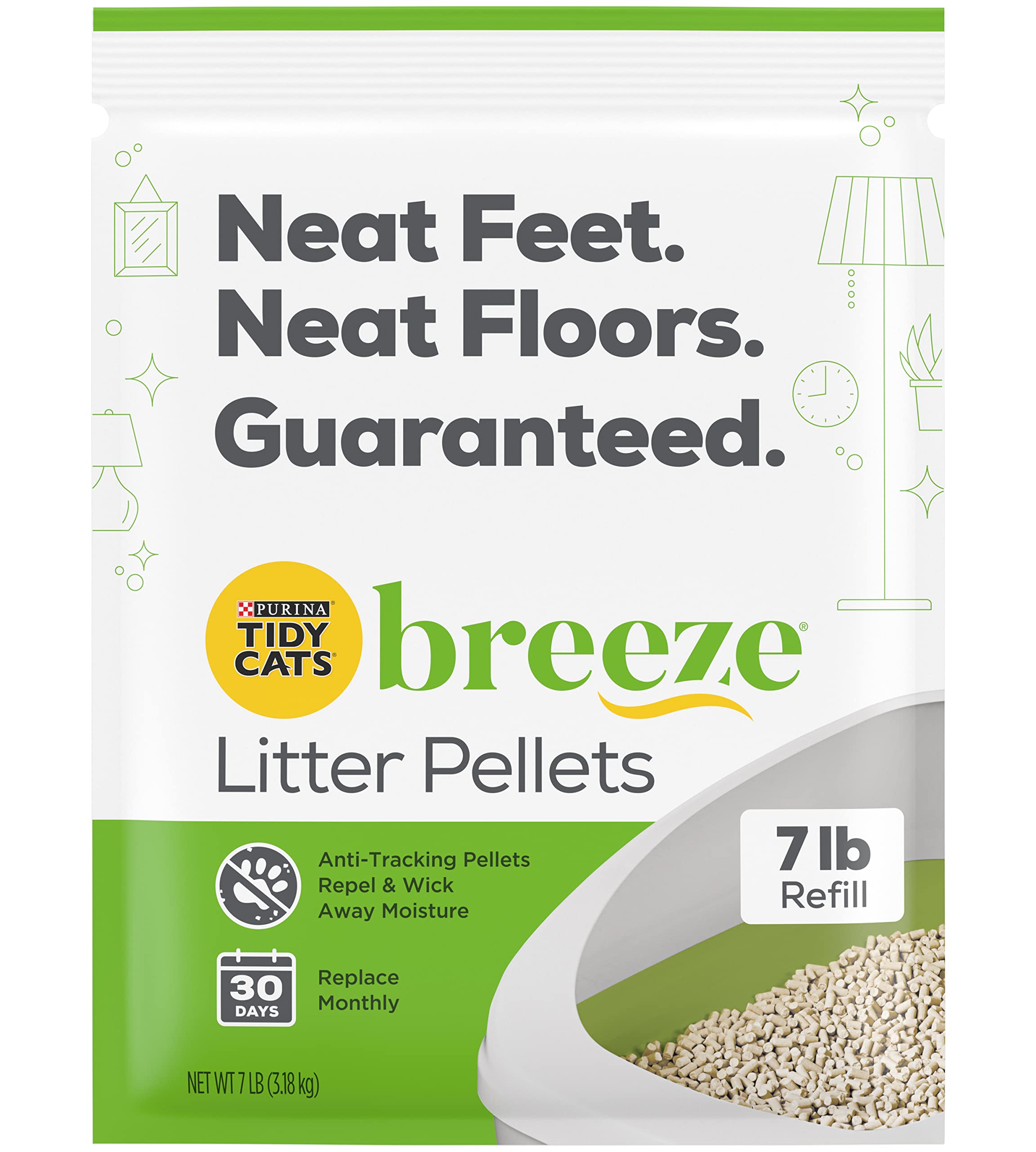 Photo 1 of Tidy Cats Breeze Pellets - 7 lbs XL Bag 1-Pack