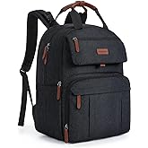 mommore Diaper Bag Backpack, Large Diaper Bag Expandable for 2 Kids/Twins, Durable Baby Bag with Changing Pad, Water Resistant Travel Diaper Backpack for Mom Dad | Expandable, for 2 Kids/Twins, Durable Baby Bag, with Changing Pad, Water Resistant
