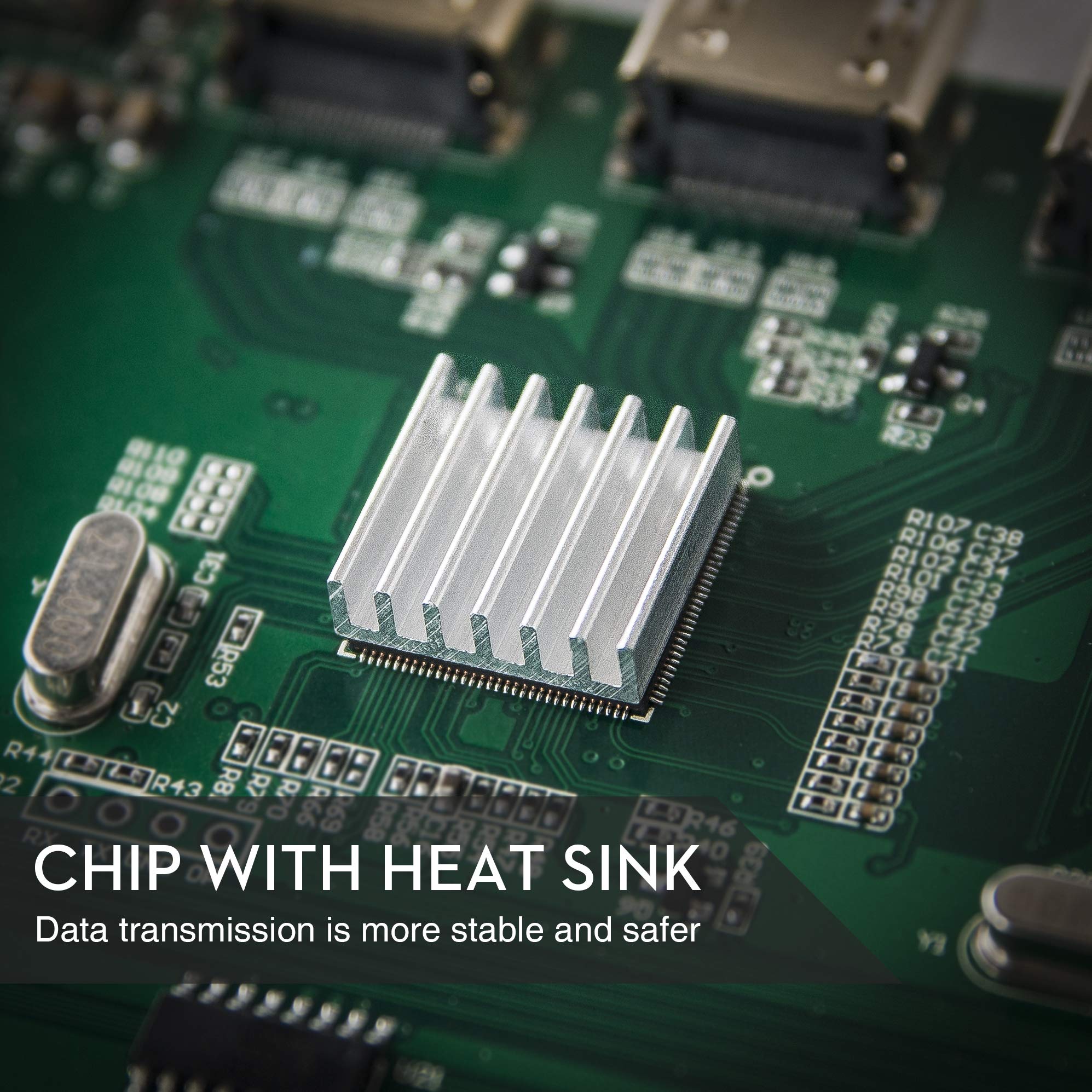 NIERBO HDMI Umschalter mit Fernbedienung 5 in 1 Out HDMI 2.0 Switch 5x1 4K@60Hz HDMI Full HD 1080P HDCP 3D Switcher Unterstützung für HDTV PS3 PS4 Blu-ray DVD Projektor Fire Stick und Andere Geräte