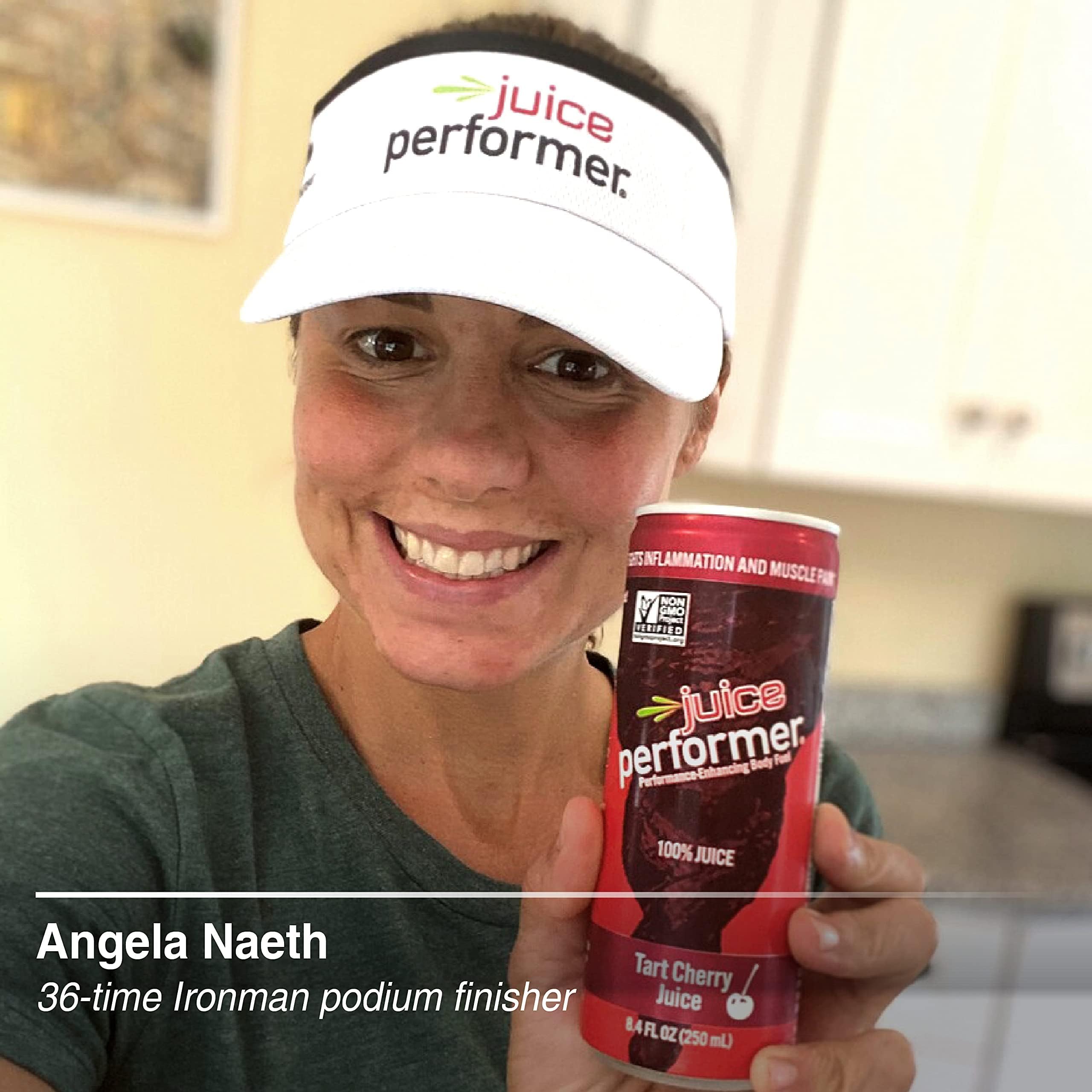 Juice Performer Tart Cherry Juice - 100% Juice for Sleep Support and Enhanced Muscle Recovery - Post Performance Recovery Drink - Superfood Athletic Fuel 8.4 Fl.Oz. (12 Pk) Gluten Free