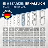 NietFullThings 316 Stainless Steel Short Link Chain 8mm 2m Marine Grade view 2