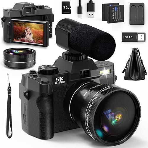 NBD 4K Digital Cameras for Photography 48MP Travel Photography