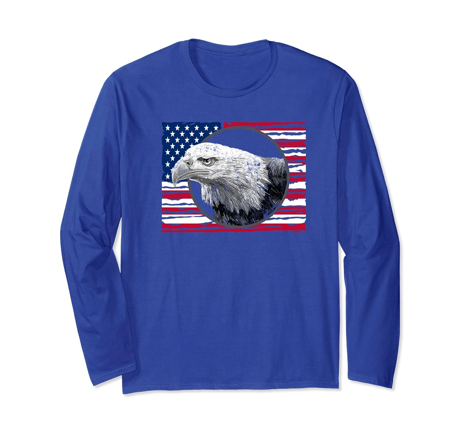 American Bald Eagle Shirt Gifts Long Sleeve Patriotic-anz