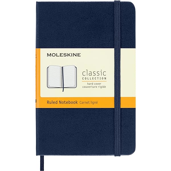Amazon.com: Moleskine Classic Notebook, Pocket, Ruled, Red, Hard
