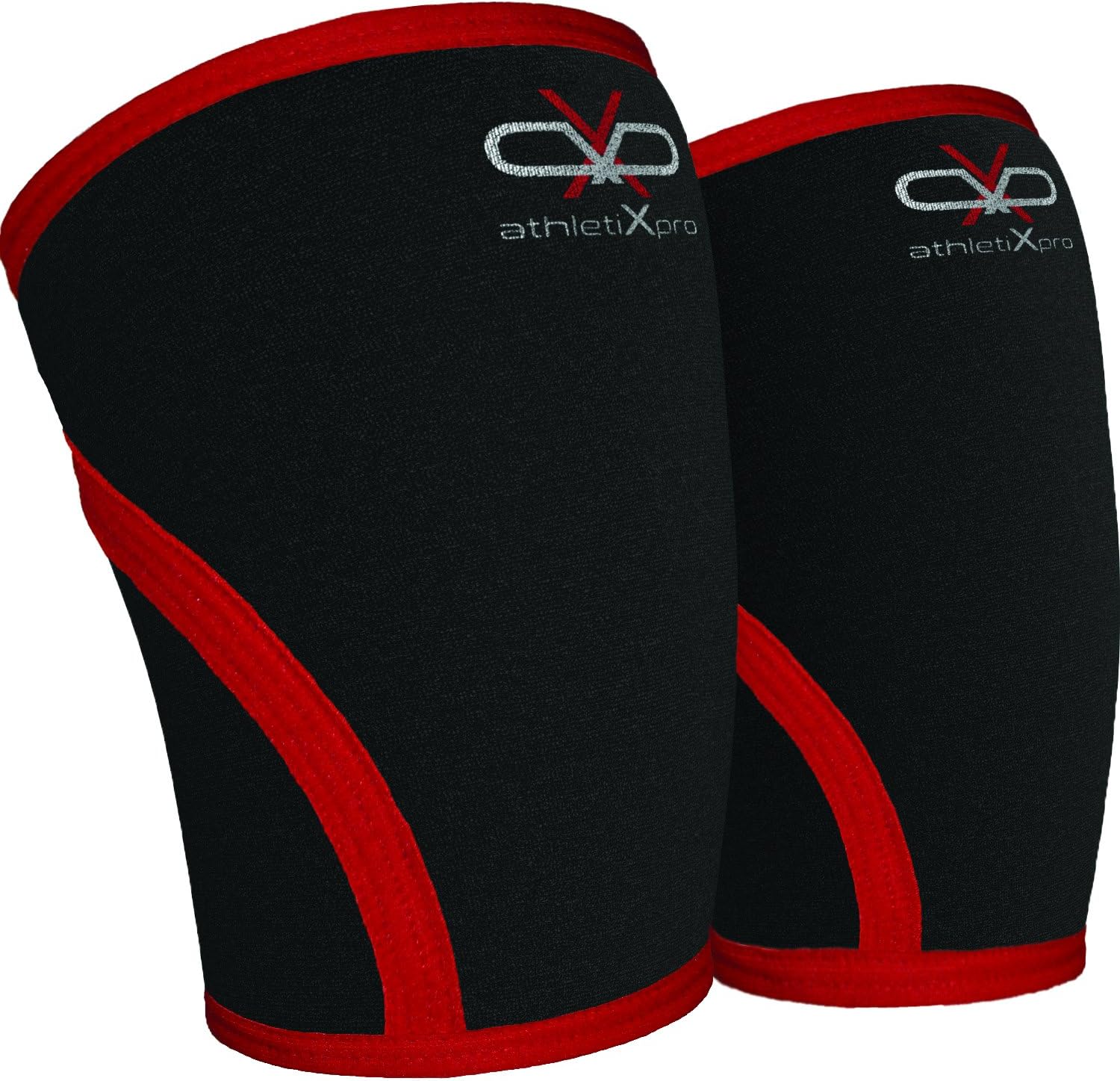 Knee Sleeve Brace (Pair) Superior Support & Compression | Weightlifting & Cardio Sports for Men & Women | Elastic and Durable Neoprene | Reduce Risk of Injury | Pain Relief, Joint Protection
