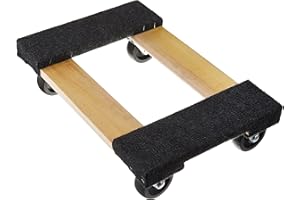 1ST WEB SALES 50-5401 TruePower 18" X 12" Mover's Dolly, 1000lbs Furniture Appliance, 4 x 3" Rubber Swiveable Casters