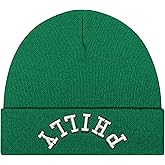 3D Embroidered Upside Down City Football Beanie Hat, Game Day Gifts for Men Women and Fans, Funny Sports Apparel