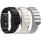 Tensea 3 Packs Nylon Sport Band Compatible with Hume &ndash; Breathable Loop Strap, Comfortable Wristband, Quick-Dry Replacement Watchband Accessories for Men Women