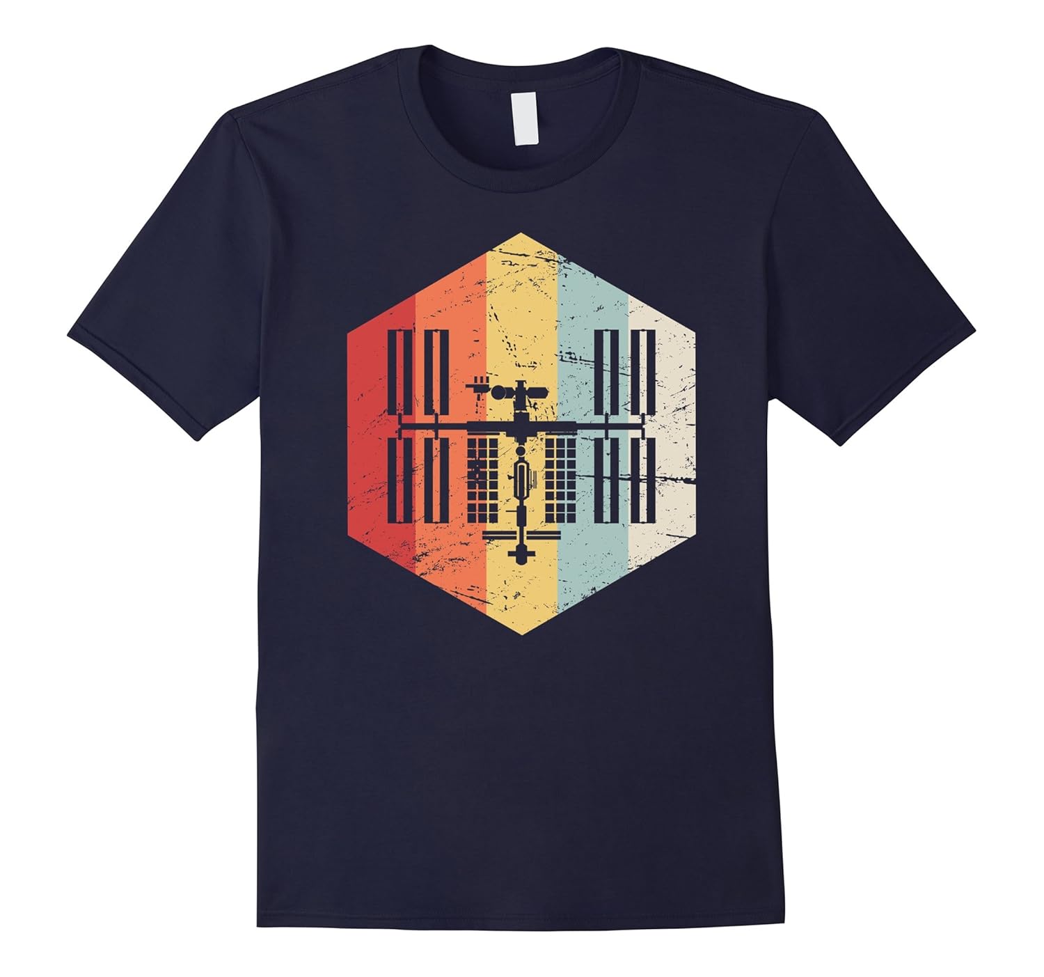 Retro International Space Station T-Shirt-T-Shirt